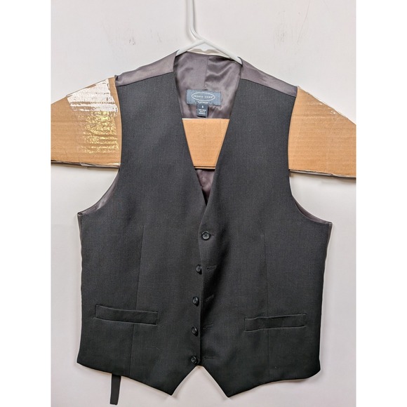 Pronto Uomo Platinum 2-Pcs Charcoal Suit Jacket Blazer 38R Pants 32X28 Wool - Picture 15 of 16